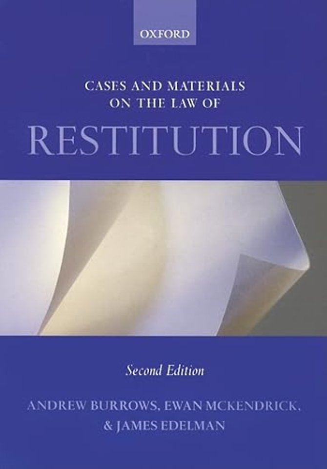 Cases and Materials on the Law of Restitution