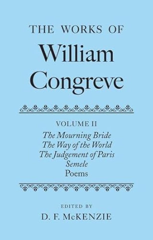 The Works of William Congreve