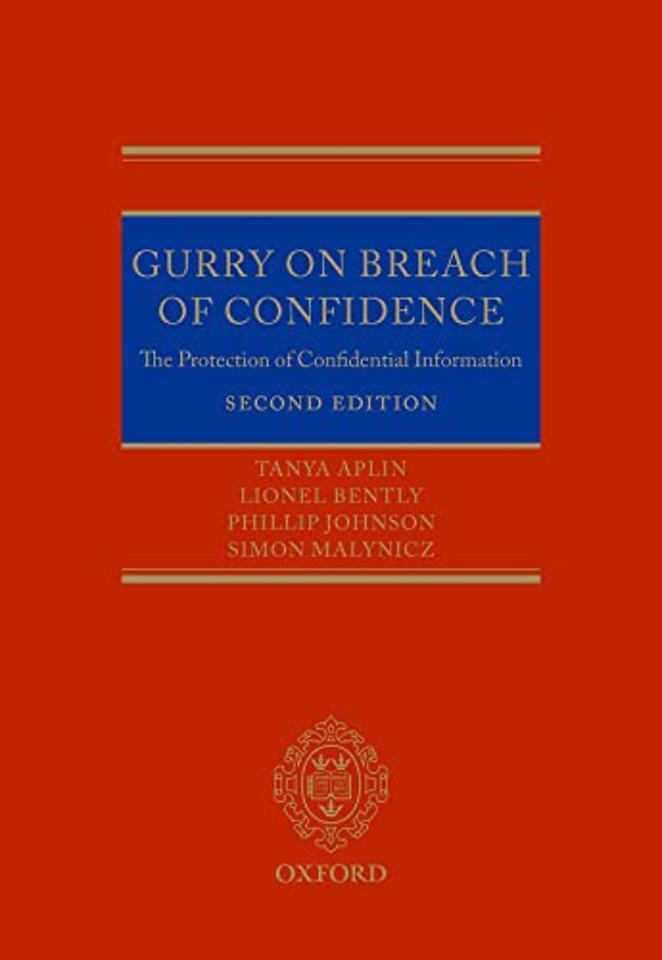 Gurry on Breach of Confidence