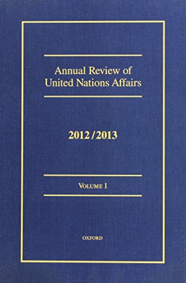 Annual Review of United Nations Affairs 2012/2013