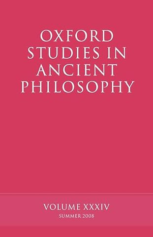 Oxford Studies in Ancient Philosophy