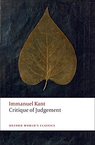 Critique of Judgement