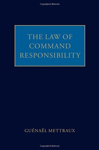 The Law of Command Responsibility