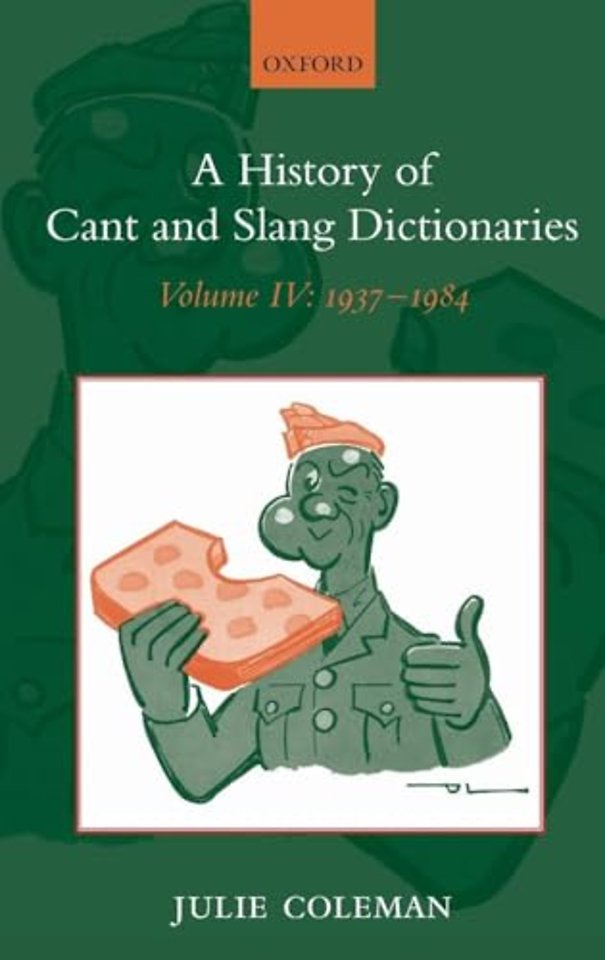 A History of Cant and Slang Dictionaries