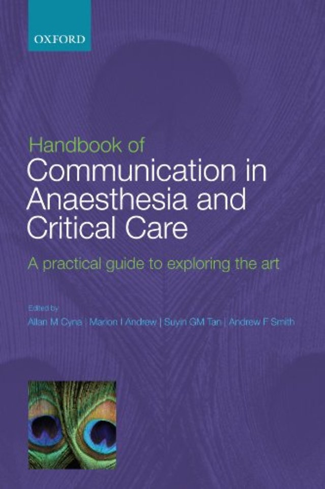 Handbook of Communication in Anaesthesia & Critical Care