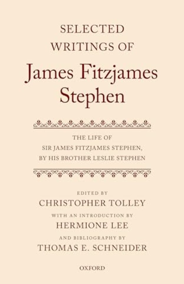 Selected Writings of James Fitzjames Stephen