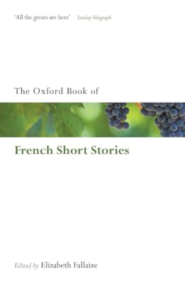 The Oxford Book of French Short Stories