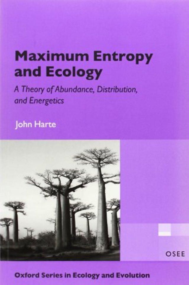 Maximum Entropy and Ecology