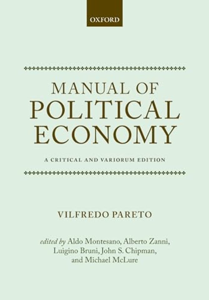Manual of Political Economy
