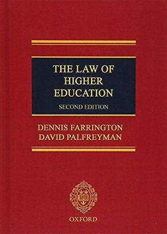 The Law of Higher Education