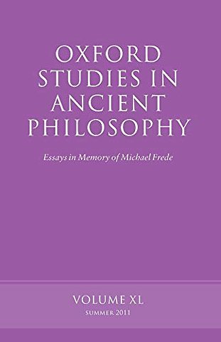 Oxford Studies in Ancient Philosophy, Volume 40