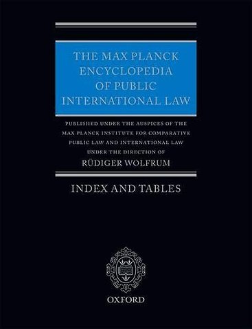 The Max Planck Encyclopedia of Public International Law
