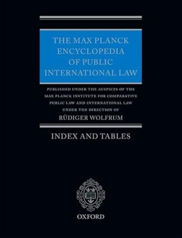 The Max Planck Encyclopedia of Public International Law