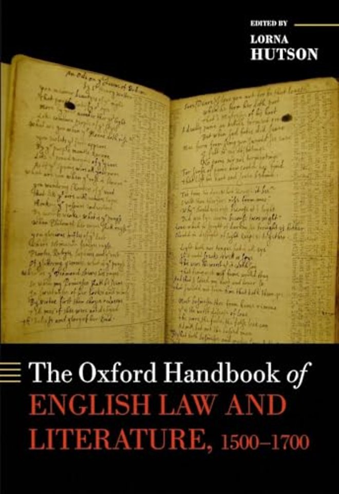 The Oxford Handbook of English Law and Literature, 1500-1700