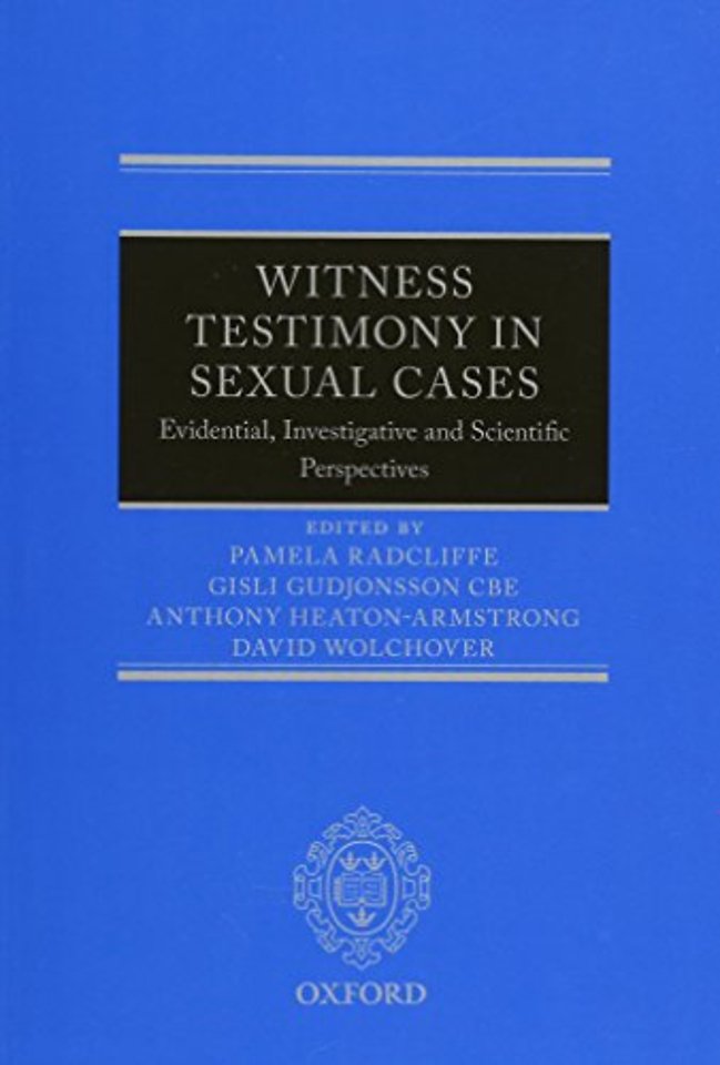Witness Testimony in Sexual Cases