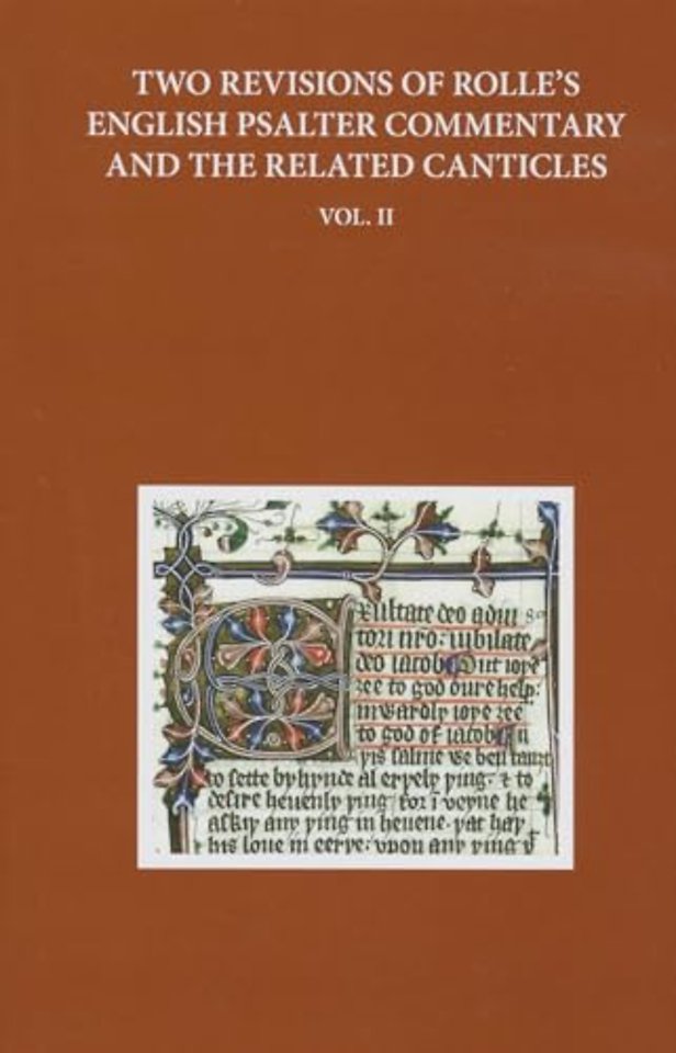 Two Revisions of Rolle's English Psalter Commentary and the Related Canticles