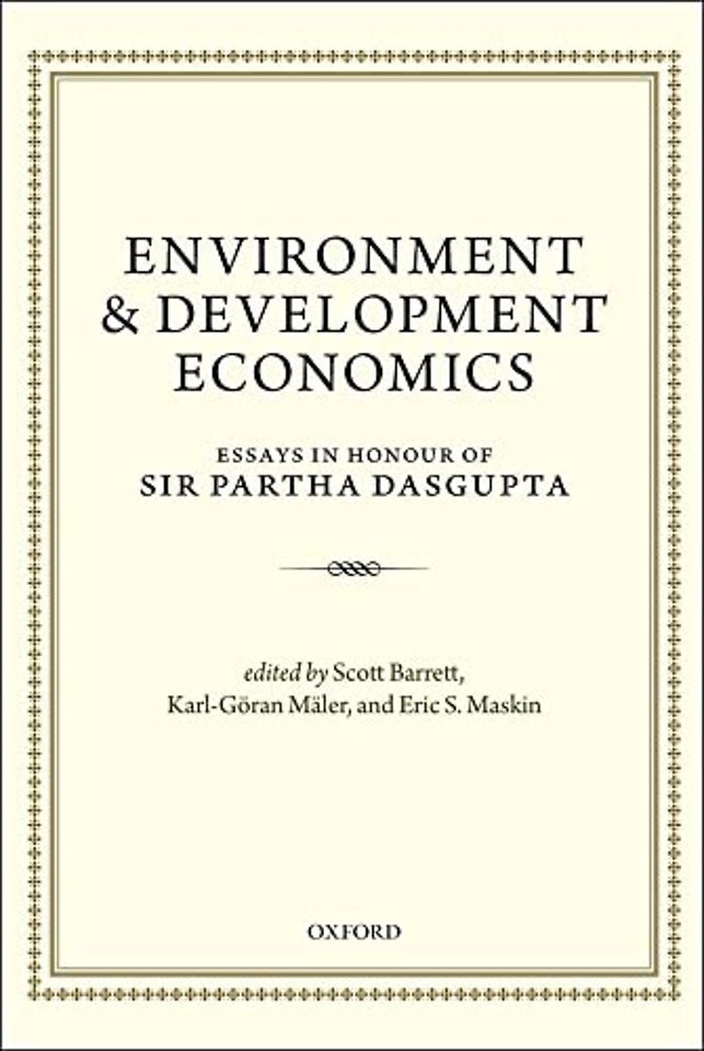 Environment and Development Economics