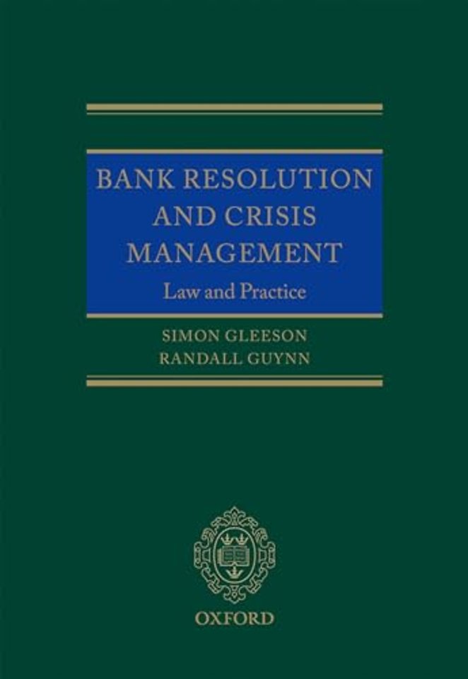 Bank Resolution and Crisis Management