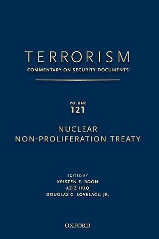 TERRORISM: COMMENTARY ON SECURITY DOCUMENTS VOLUME 121