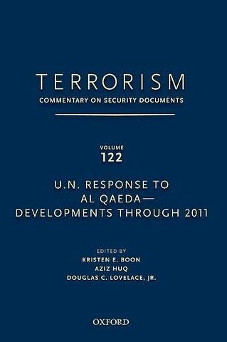 TERRORISM: COMMENTARY ON SECURITY DOCUMENTS VOLUME 122