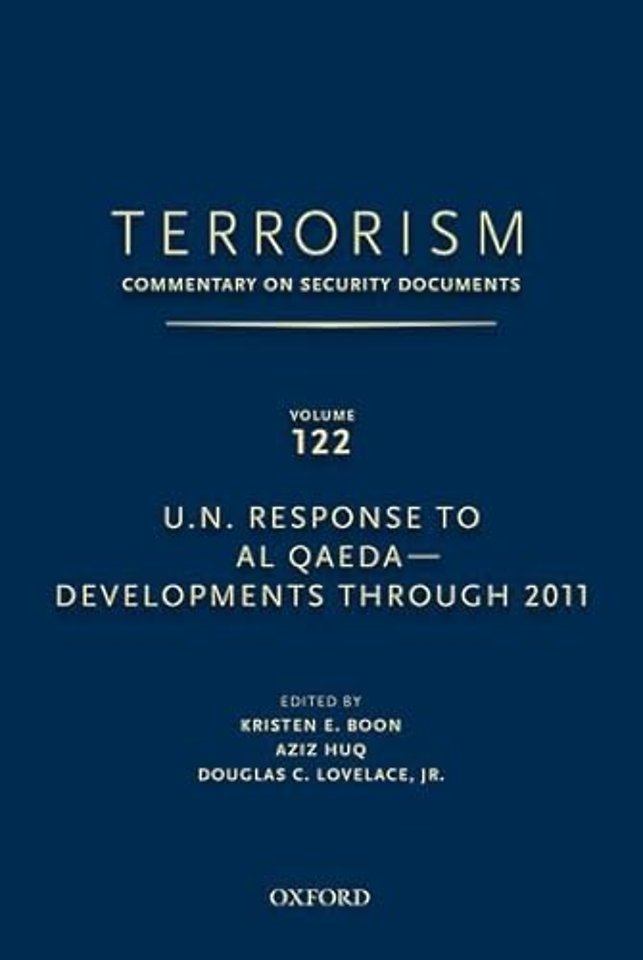 TERRORISM: COMMENTARY ON SECURITY DOCUMENTS VOLUME 122