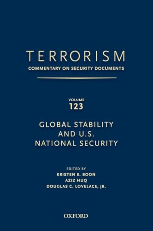 TERRORISM: COMMENTARY ON SECURITY DOCUMENTS VOLUME 123