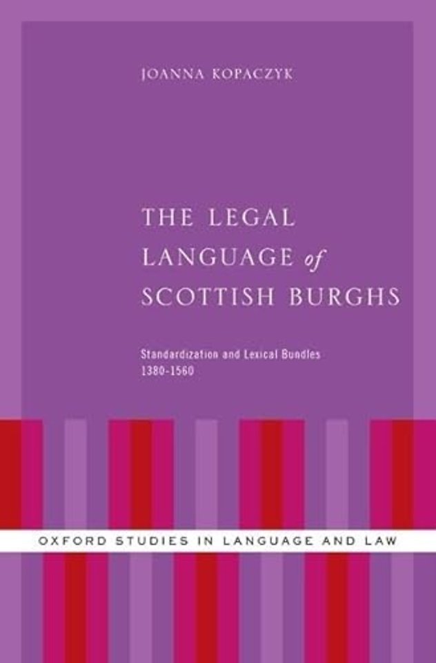 The Legal Language of Scottish Burghs