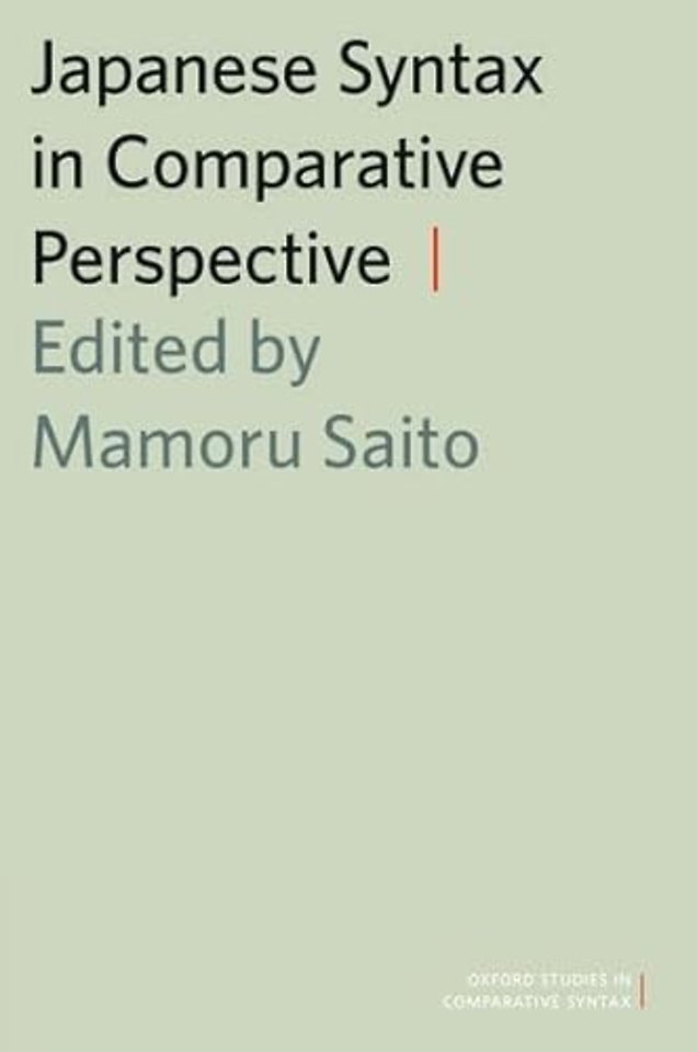 Japanese Syntax in Comparative Perspective