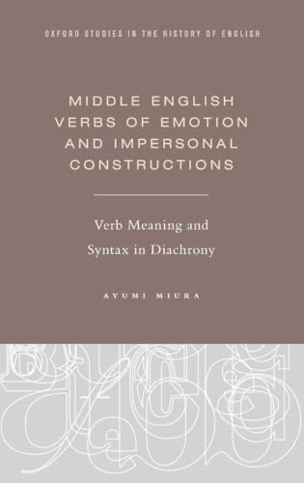 Middle English Verbs of Emotion and Impersonal Constructions