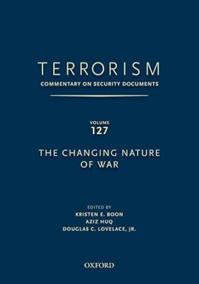 TERRORISM: COMMENTARY ON SECURITY DOCUMENTS VOLUME 127