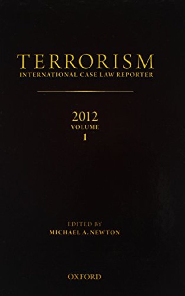 TERRORISM: INTERNATIONAL CASE LAW REPORTER 2010