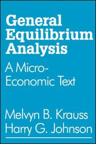 General Equilibrium Analysis