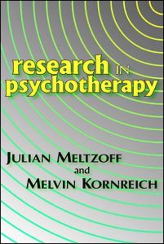 Research in Psychotherapy