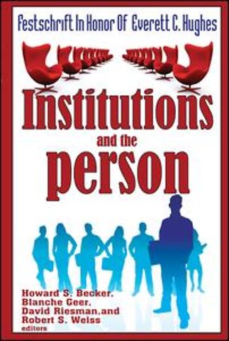 Institutions and the Person