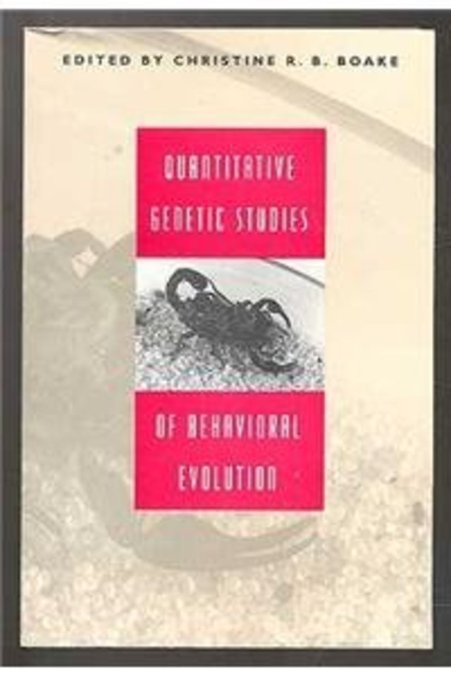 Quantitative Genetic Studies of Behavioral Evolution