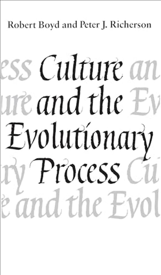 Culture and the Evolutionary Process