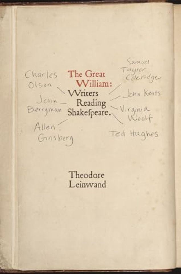 The Great William – Writers Reading Shakespeare