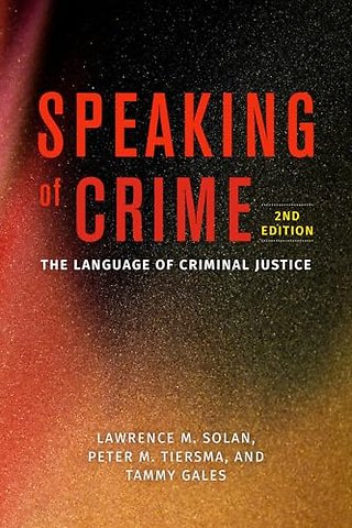 Speaking of Crime