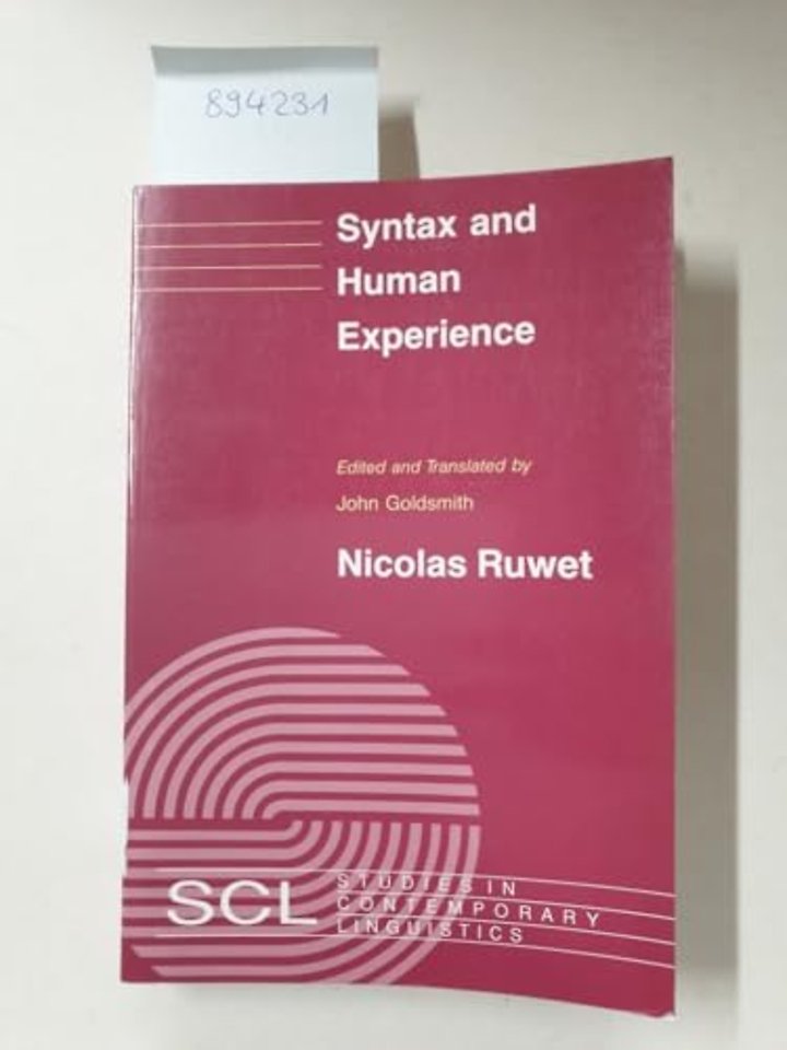 Syntax and Human Experience
