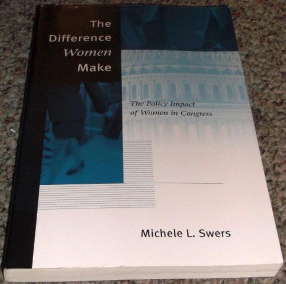 The Difference Women Make – The Policy Impact of Women in Congress