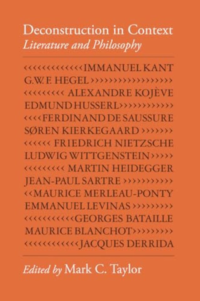 Deconstruction in Context