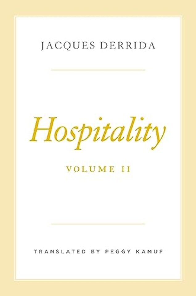 Hospitality, Volume II