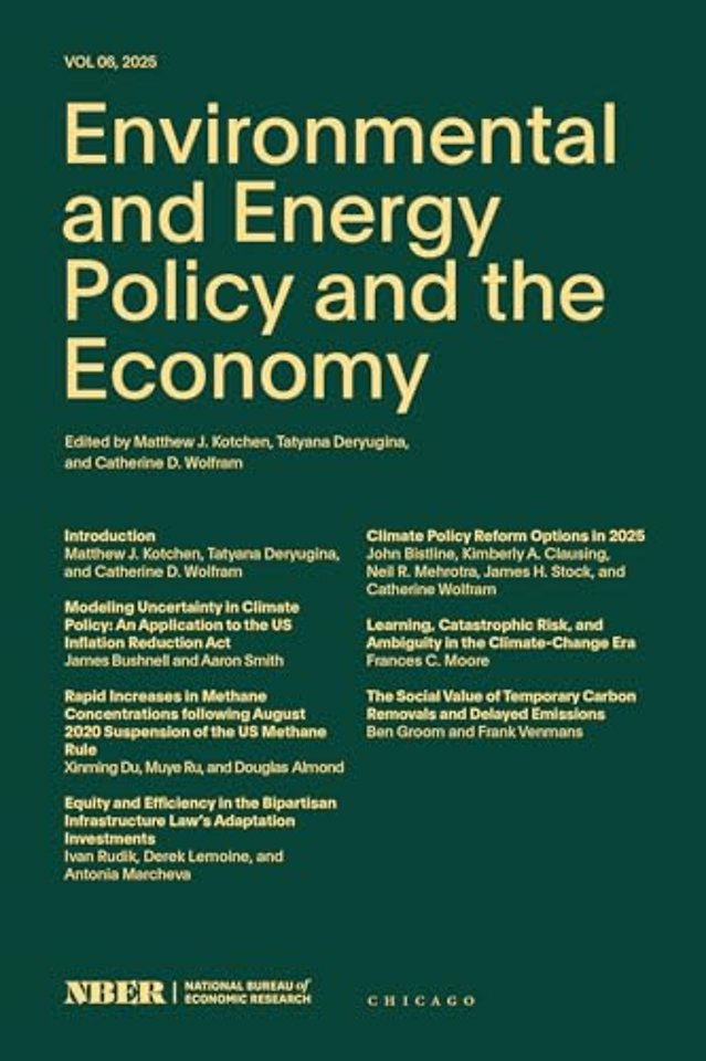 Environmental and Energy Policy and the Economy