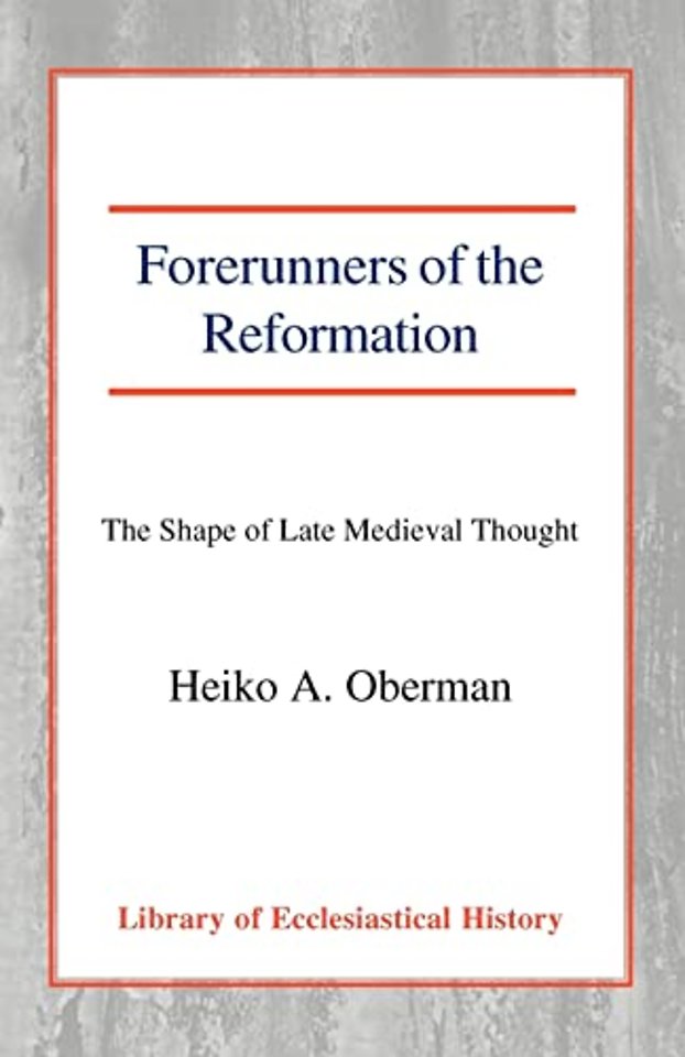 Forerunners of the Reformation