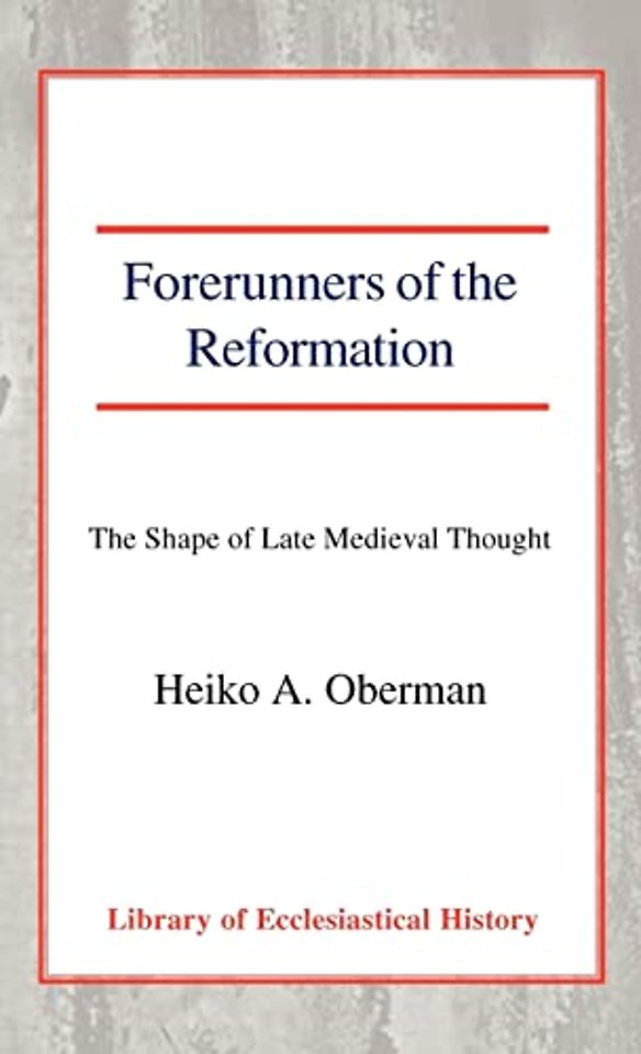 Forerunners of the Reformation