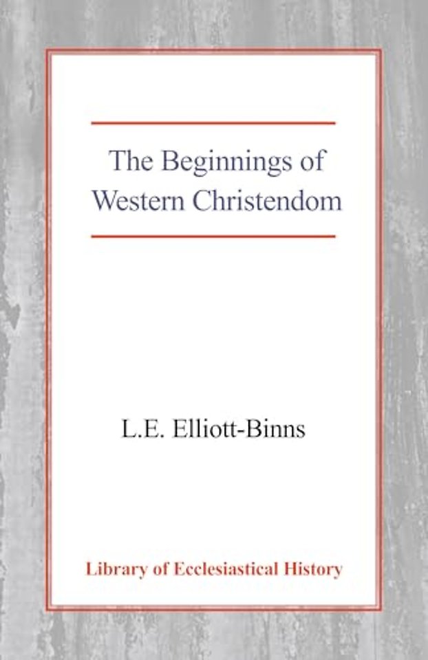 Beginnings of Western Christendom