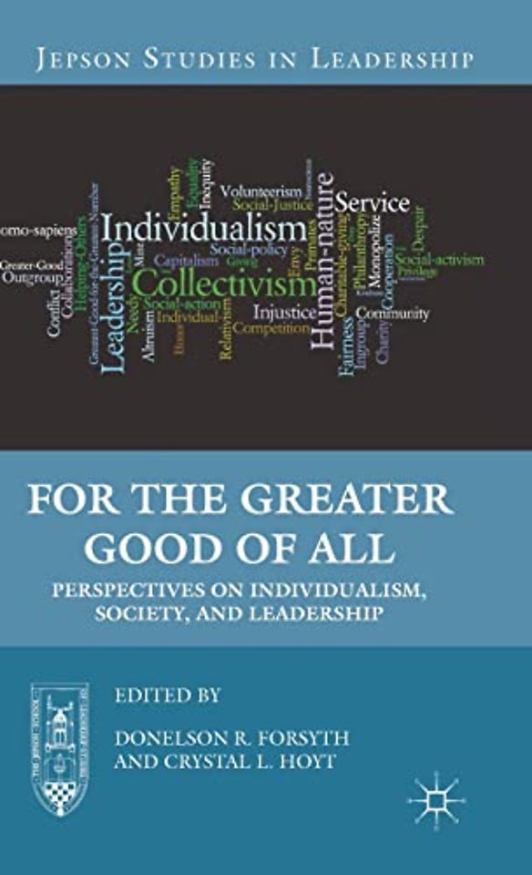 For the Greater Good of All