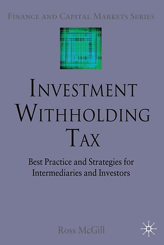 Investment Withholding Tax