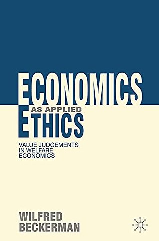 Economics as Applied Ethics