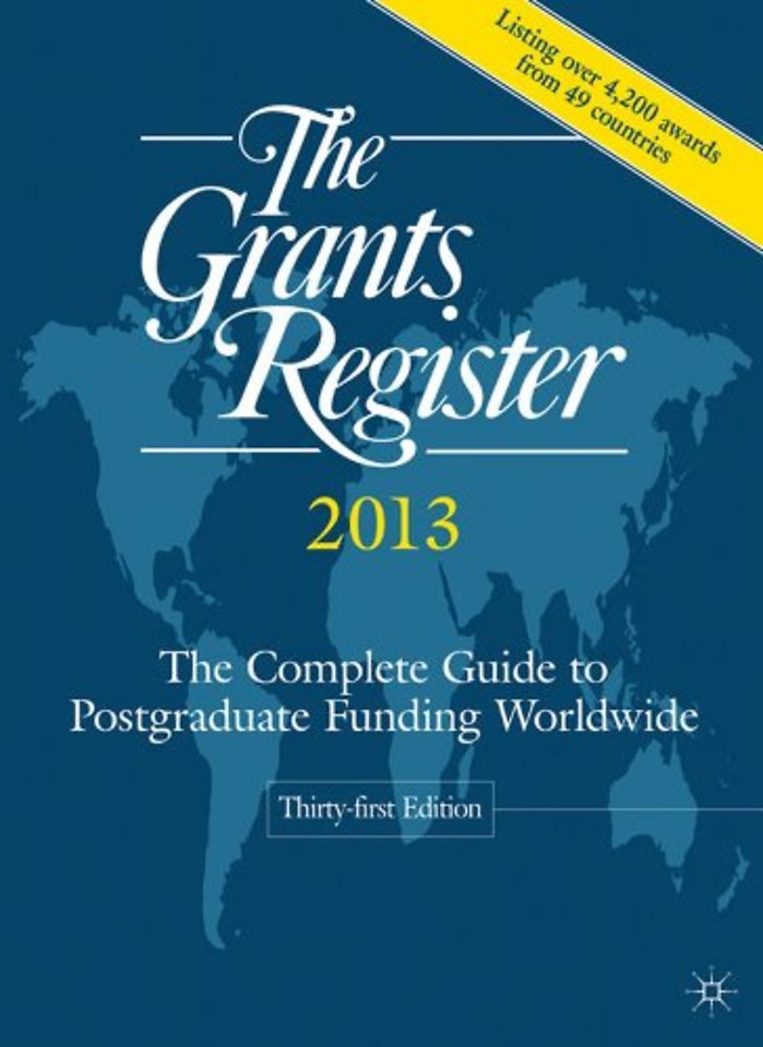 The Grants Register 2013
